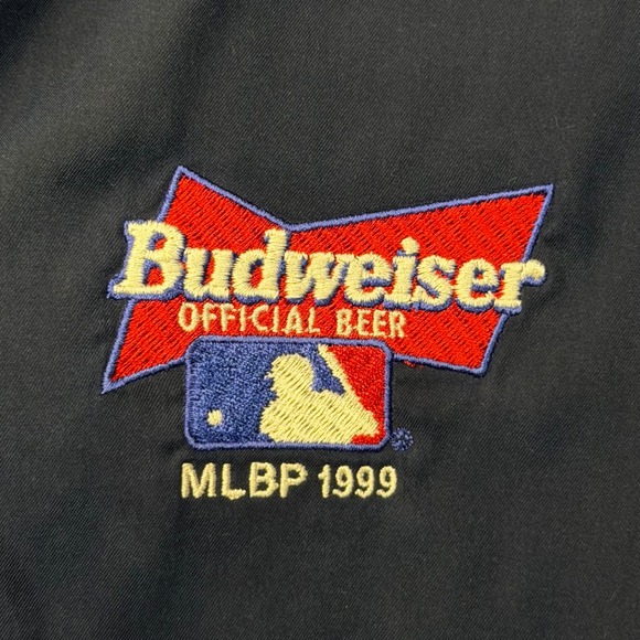Vintage New York Yankees Pullover Men's XL Navy Swingster Budweiser MLBP 1999‎ - Picture 3 of 7